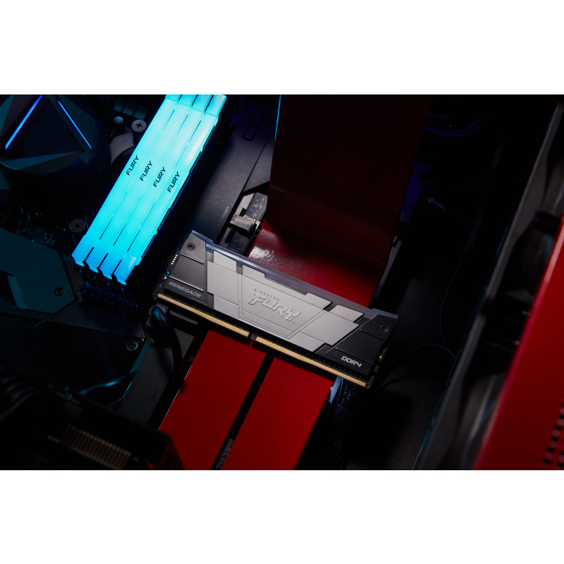 MEMORIA RAM KINGSTON DIMM DDR4 8GB 3200MT/S FURY RENEGADE BLACK XMP RGB CL16 288PIN 1.35V C/DISIPADOR DE CALOR P/PC/GAMER/ALTO RENDIMIENTO (KF432C16RB2A/8) image 11