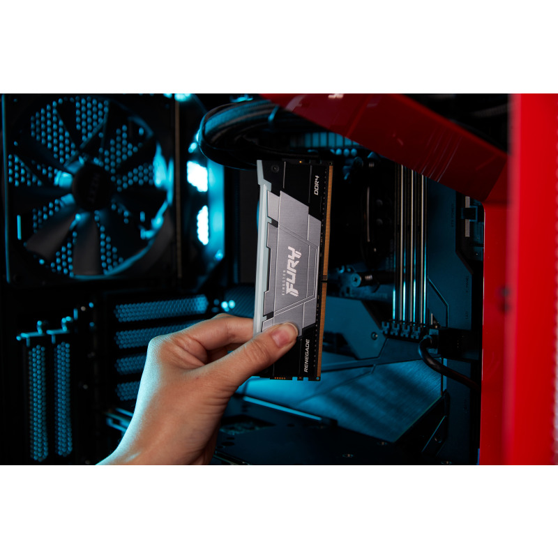 MEMORIA RAM KINGSTON DIMM DDR4 32GB 3600MT/S FURY RENEGADE BLACK XMP RGB CL18 288PIN 1.35V C/DISIPADOR DE CALOR P/PC/GAMER/ALTO RENDIMIENTO (KF436C18RB2A/32) image 13