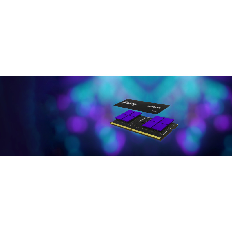 MEMORIA RAM KINGSTON SODIMM DDR5 16GB 5600MT/S FURY IMPACT BLACK CL40 262PIN 1.1V C/DIFUSOR DE CALOR P/LAPTOP KF556S40IB-16 image 9