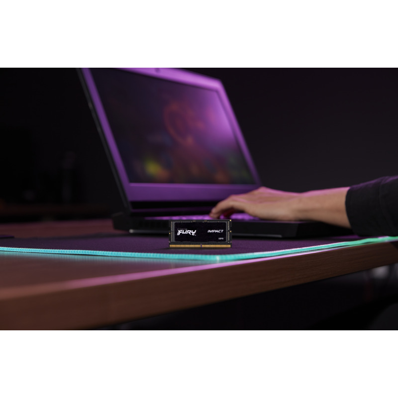 MEMORIA RAM KINGSTON SODIMM DDR5 16GB 5600MT/S FURY IMPACT BLACK CL40 262PIN 1.1V C/DIFUSOR DE CALOR P/LAPTOP KF556S40IB-16 image 13