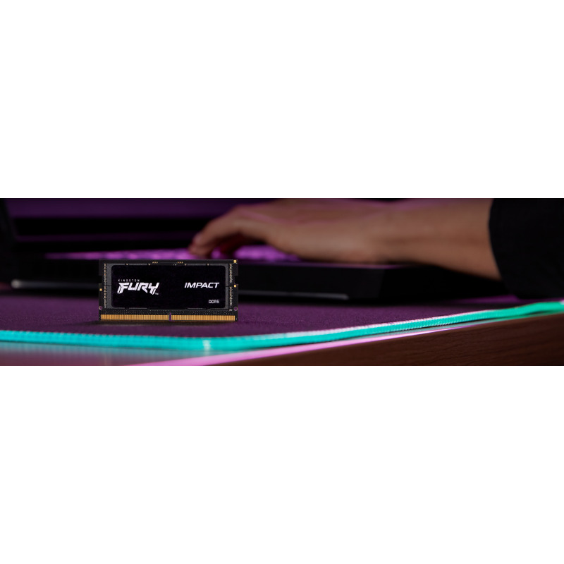 MEMORIA RAM KINGSTON SODIMM DDR5 16GB 5600MT/S FURY IMPACT BLACK CL40 262PIN 1.1V C/DIFUSOR DE CALOR P/LAPTOP KF556S40IB-16 image 18