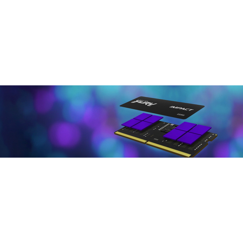 MEMORIA RAM KINGSTON SODIMM DDR5 16GB 5600MT/S FURY IMPACT BLACK CL40 262PIN 1.1V C/DIFUSOR DE CALOR P/LAPTOP KF556S40IB-16 image 19