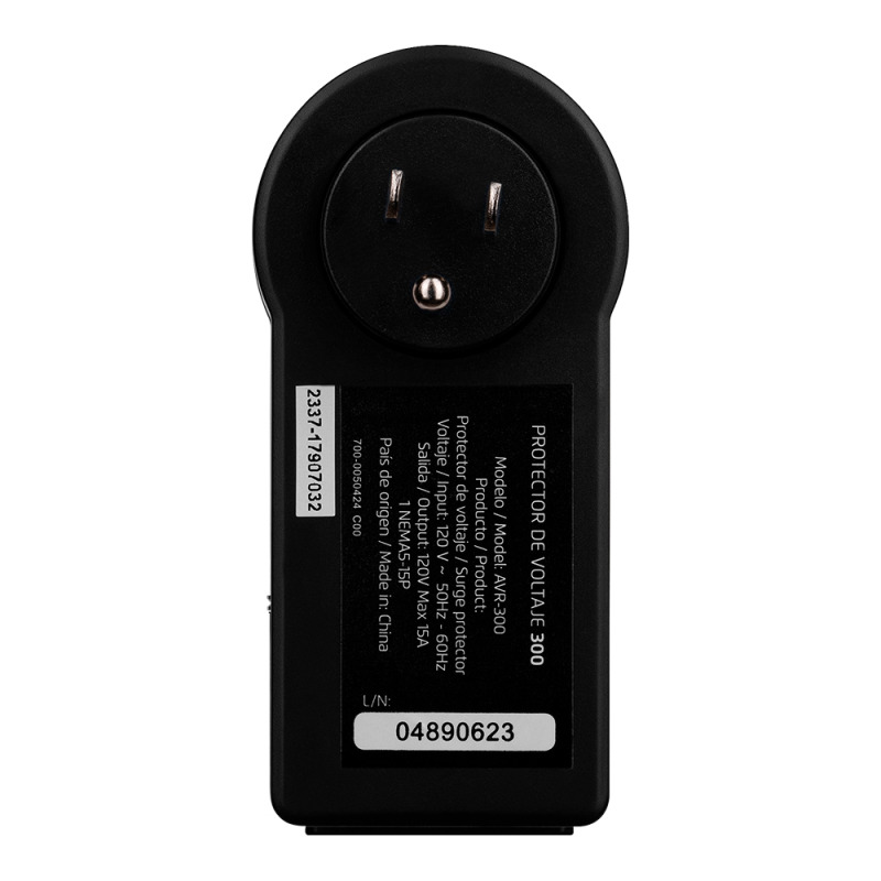 PROTECTOR DE VOLTAJE VORAGO AVR-300 RJ45/RJ11 PORTATIL 900 JOULES ELECTRODOMÉSTICOS image 7