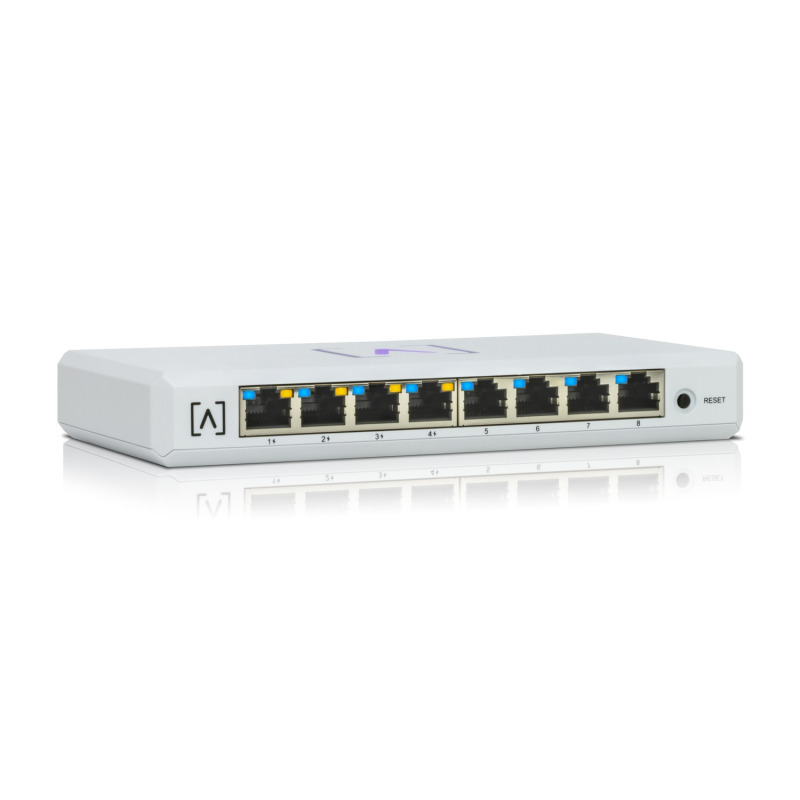 Switch Gigabit PoE Administrable / 8 puertos 10/100/1000 Mbps 4 de ellos PoE 8023af/at / Hasta 60W / Administración nube gratuita / Presupuesto de 60W image 3