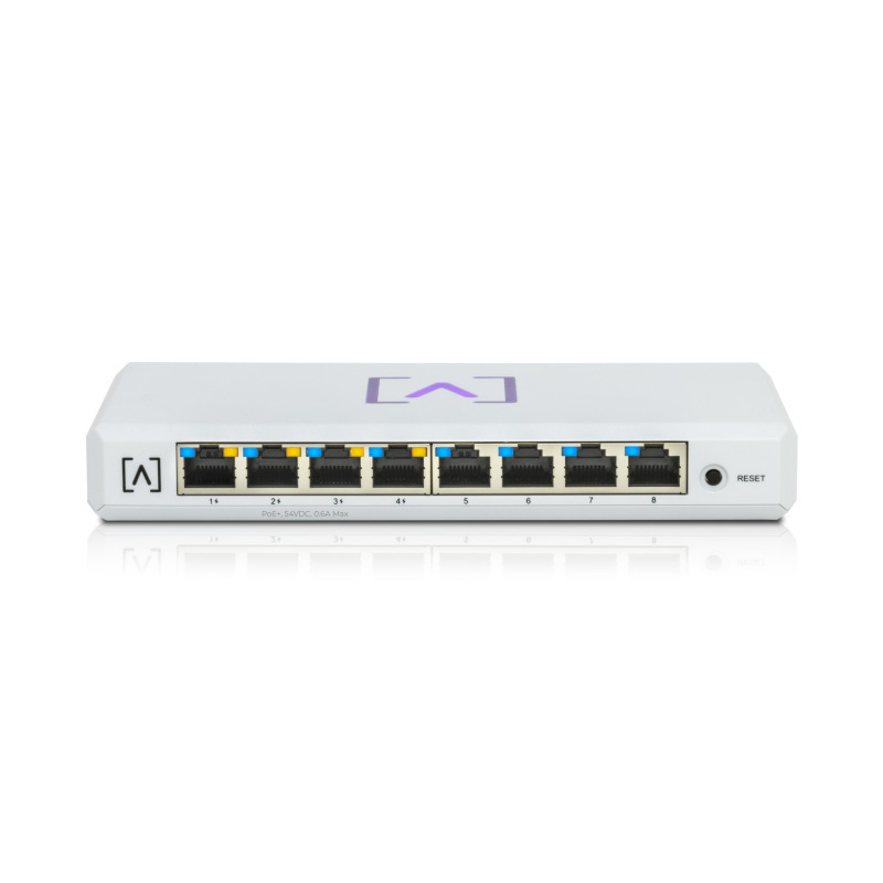 Switch Gigabit PoE Administrable / 8 puertos 10/100/1000 Mbps 4 de ellos PoE 8023af/at / Hasta 60W / Administración nube gratuita / Presupuesto de 60W image 4