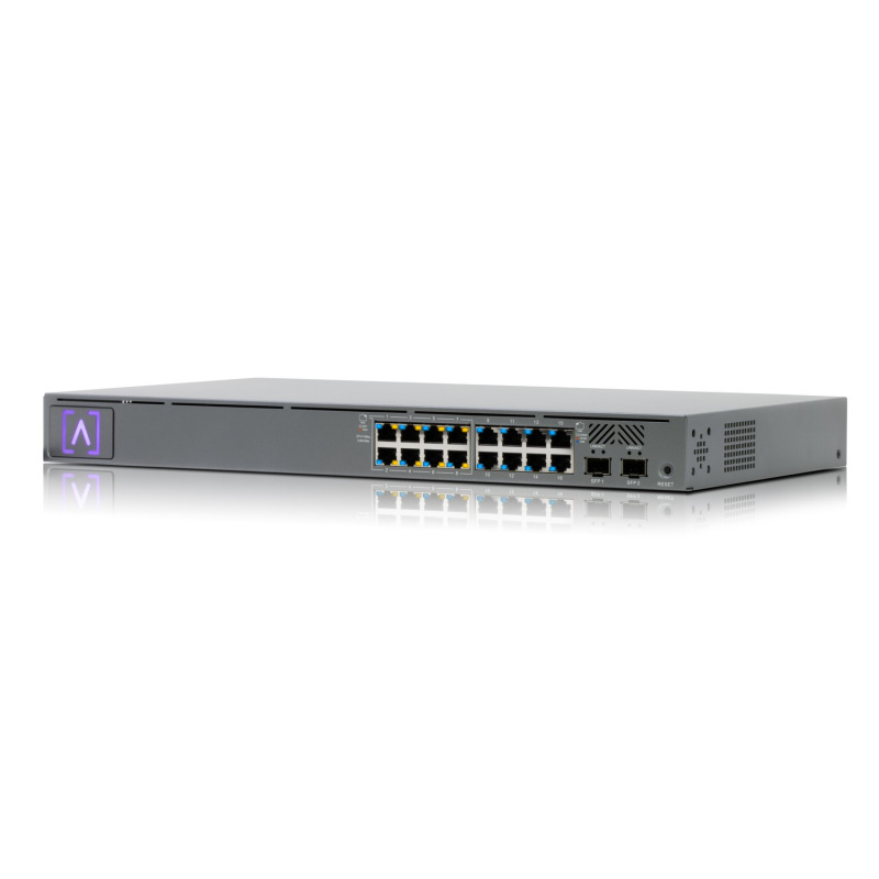 Switch Gigabit PoE Administrable / 16 puertos 10/100/1000 Mbps  2 Puertos SFP Uplink / Presupuesto PoE hasta 120W / Administración Gratuita en la Nube image 2