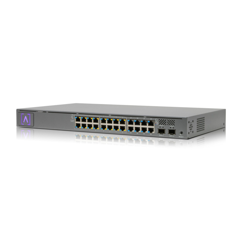 Switch Gigabit PoE Administrable / 24 puertos 10/100/1000 Mbps 16 de ellos POE  2 Puertos SFP Uplink / Hasta 240W / Alta LabsCloud image 2