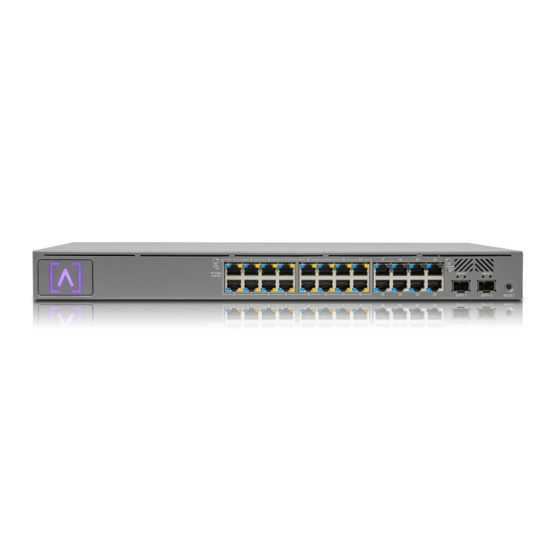 Switch Gigabit PoE Administrable / 24 puertos 10/100/1000 Mbps 16 de ellos POE  2 Puertos SFP Uplink / Hasta 240W / Alta LabsCloud image 4