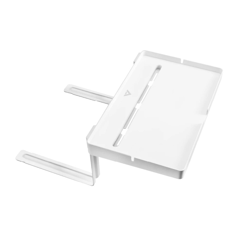 SOPORTE ACTECK VAULT EASE BC424 / SOPORTE PARA CAMA TIPO BURO / ALTURA AJUSTABLE / METAL / HASTA 15 KG / BLANCO / AC-936606