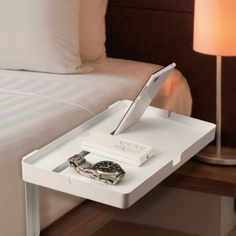 SOPORTE ACTECK VAULT EASE BC424 / SOPORTE PARA CAMA TIPO BURO / ALTURA AJUSTABLE / METAL / HASTA 15 KG / BLANCO / AC-936606 image 4