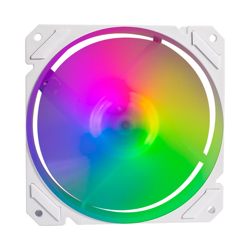KIT 3 VENTILADORES BALAM RUSH EOLOX BLAZE EX70K / FLUJO DE AIRE 30.71 CFM / VELOCIDAD 1200 RPM / SILENCIOSO 22.1 D B / 3 PINES MACHO Y HEMBRA / AURA RGB / 3 PZ / BLANCO / BR-937979 image 4