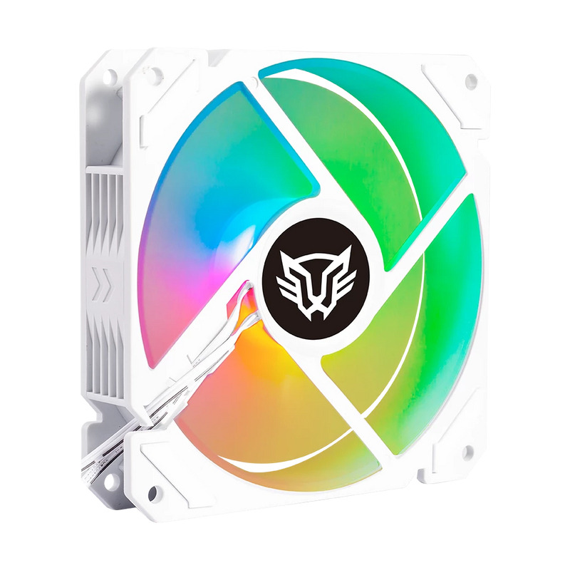 KIT 3 VENTILADORES BALAM RUSH EOLOX BLAZE EX70K / FLUJO DE AIRE 30.71 CFM / VELOCIDAD 1200 RPM / SILENCIOSO 22.1 D B / 3 PINES MACHO Y HEMBRA / AURA RGB / 3 PZ / BLANCO / BR-937979 image 5