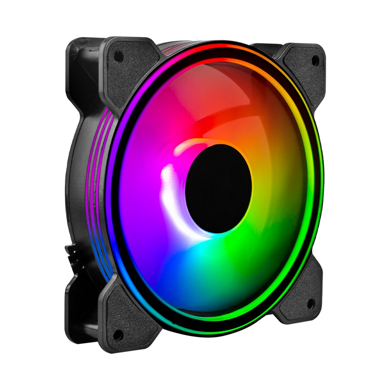 KIT VENTILADORES BALAM RUSH EOLOX BLAZE EX50K / 3 PIEZAS / FLUJO DE AIRE 28.76 CFM / SILENCIOSO / 1500 RPM / ILUMINACION RGB / 3 PINES / 120 X 25 MM / NEGRO / BR-937986 image 3