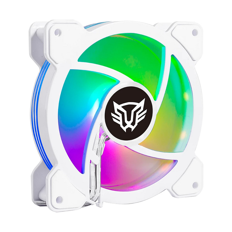 KIT VENTILADORES BALAM RUSH EOLOX BLAZE EX50KW / 3 PIEZAS / FLUJO DE AIRE 28.76 CFM / SILENCIOSO / 1500 RPM / ILUMINACION RGB / 3 PINES / 120 X 25 MM / BLANCO / BR-937993 image 5