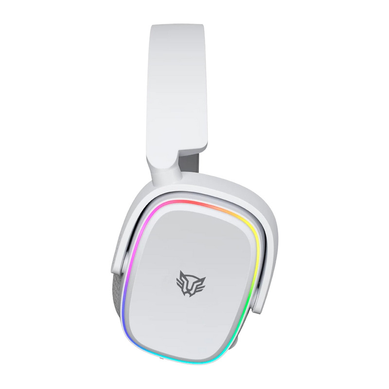 AUDIFONOS GAMER BALAM RUSH AEON HS999 / ALAMBRICA - BLUETOOTH / MICRFONO DESMONTABLE / CABLE 1.8 M / RGB / BATERIA 26 H / WINDOWS, MAC, ANDROID, XBOX, SWITCH , PS4, PS5 NO BT/ BLANCO / BR-936941 image 3