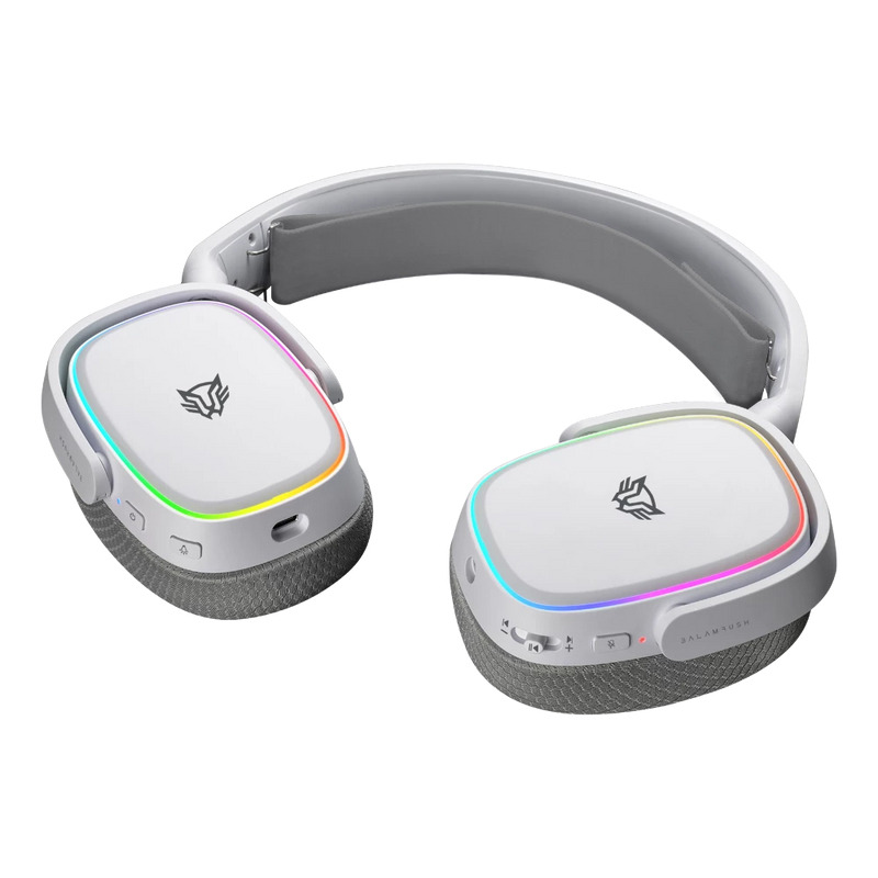 AUDIFONOS GAMER BALAM RUSH AEON HS999 / ALAMBRICA - BLUETOOTH / MICRFONO DESMONTABLE / CABLE 1.8 M / RGB / BATERIA 26 H / WINDOWS, MAC, ANDROID, XBOX, SWITCH , PS4, PS5 NO BT/ BLANCO / BR-936941 image 4