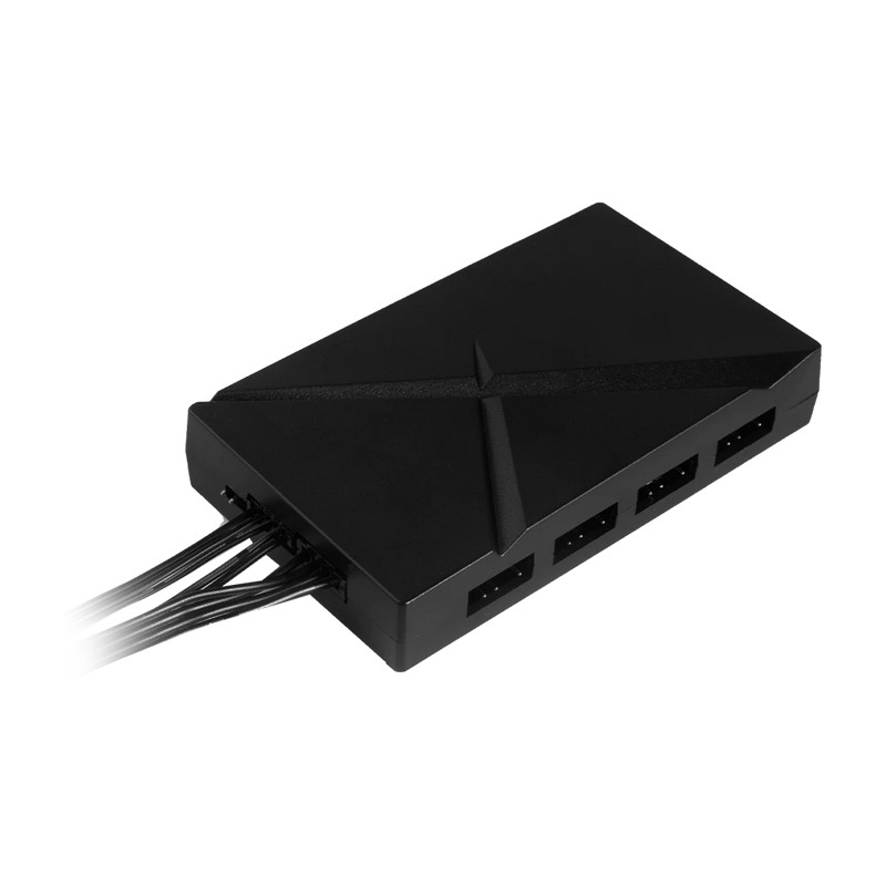 HUB MULTICONTACTO BALAM RUSH EOLOX HUB EXH8 / VENTILADORES 12 VC.C. / ILUMINACION 5 VC.C. / 4 CONECTORES PWM / 4 CONECTORES ARGB 3 PIN / SALIDA SATA 4 PIN ARGB 5 V / CONTROL / BR-938105 image 4