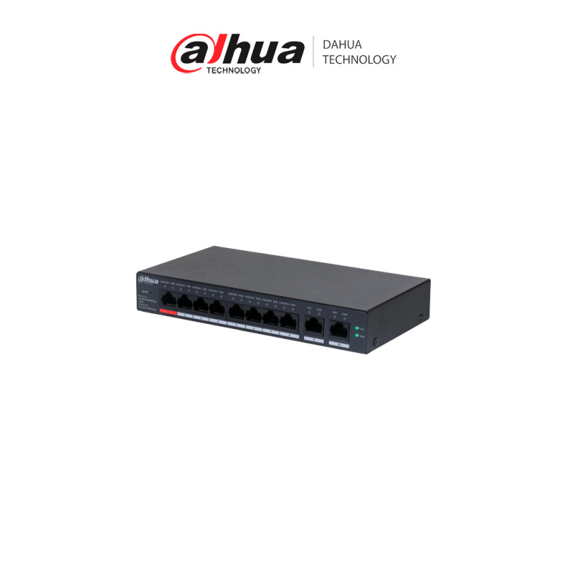 DAHUA DH-CS4006-4GT-60 Switch PoE de 6 Puertos Gigabit/ 4 Puertos PoE 10/100/1000/ 2 Puertos uplink 10/100/1000/ 60 Watts Totales/ Switching 12 Gbps/ PoE 2.0/ 250mts de transmisión/ Plataforma Dolynlk care image 2
