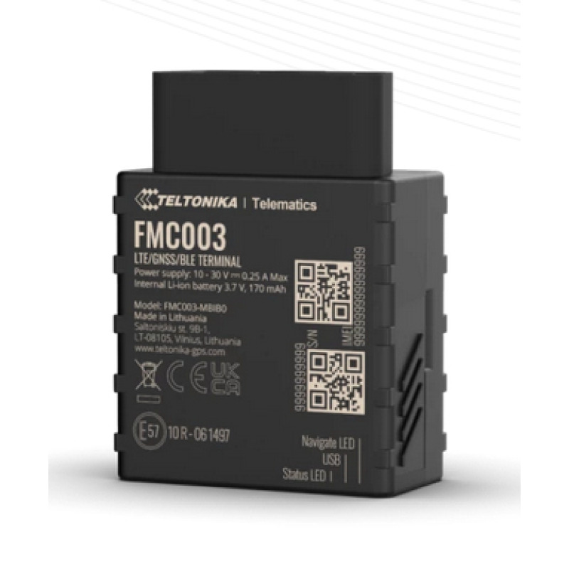 Rastreador GPS 4G LTE Cat 1 De Super Fácil Instalación Lectura de Datos OBD OEM y Conectividad Bluetooth