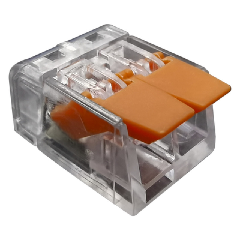 Conector Compacto para 1 Cable de Entrada 1 Cable de Salida / Cables Compatibles 28AWG12AWG