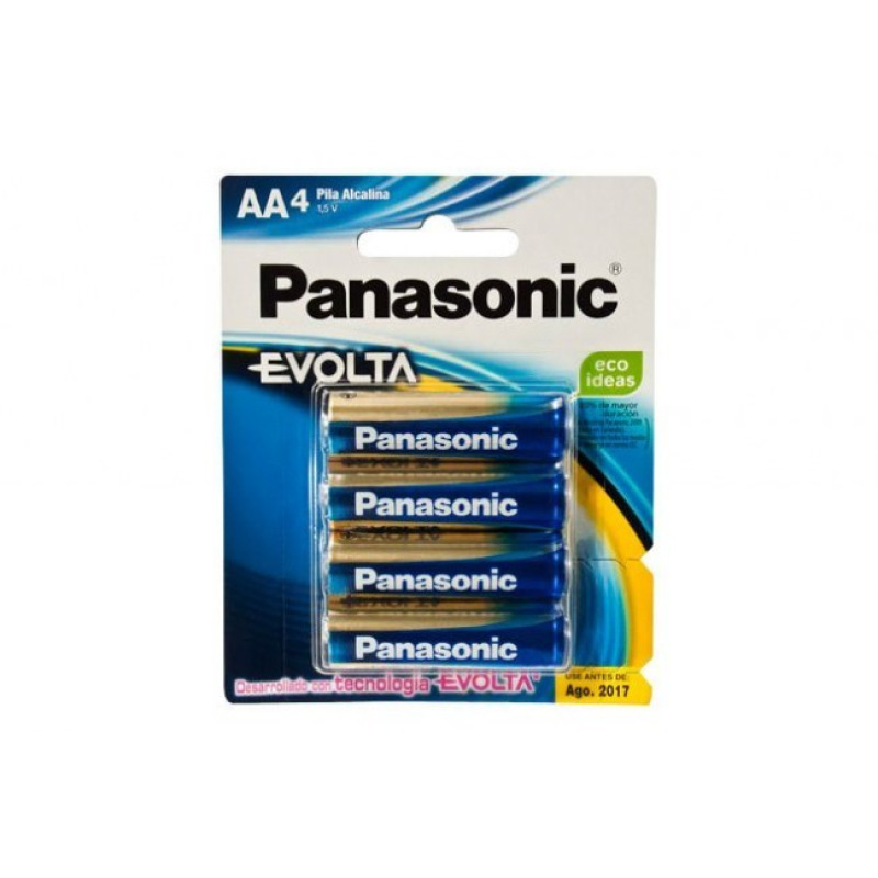 Batería Alcalina AA 1.5V PANASONIC / No recargable