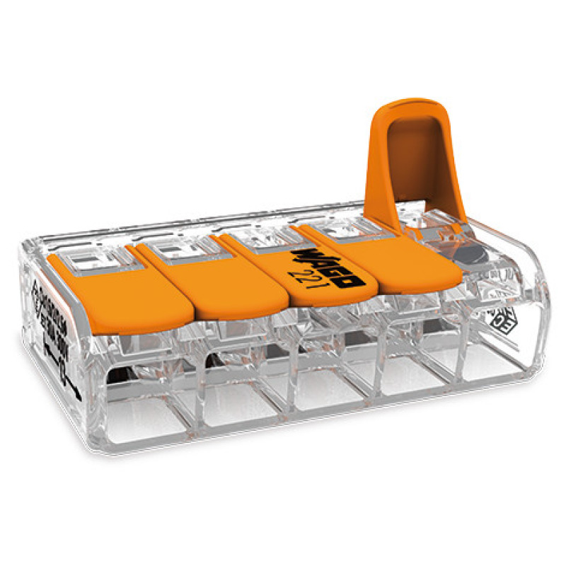 COMPACT Splicing Connectorfor all conductor types transparent 