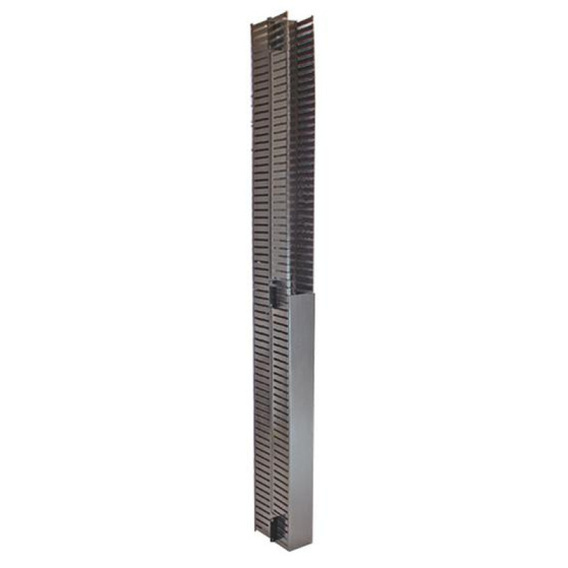 ORGANIZADOR DE CABLES NORTH SYSTEM 42 U.R. SENCILLO VERTICAL 19 PULGADAS DUCTO 4X4 PULGADAS NEGRO LISO 