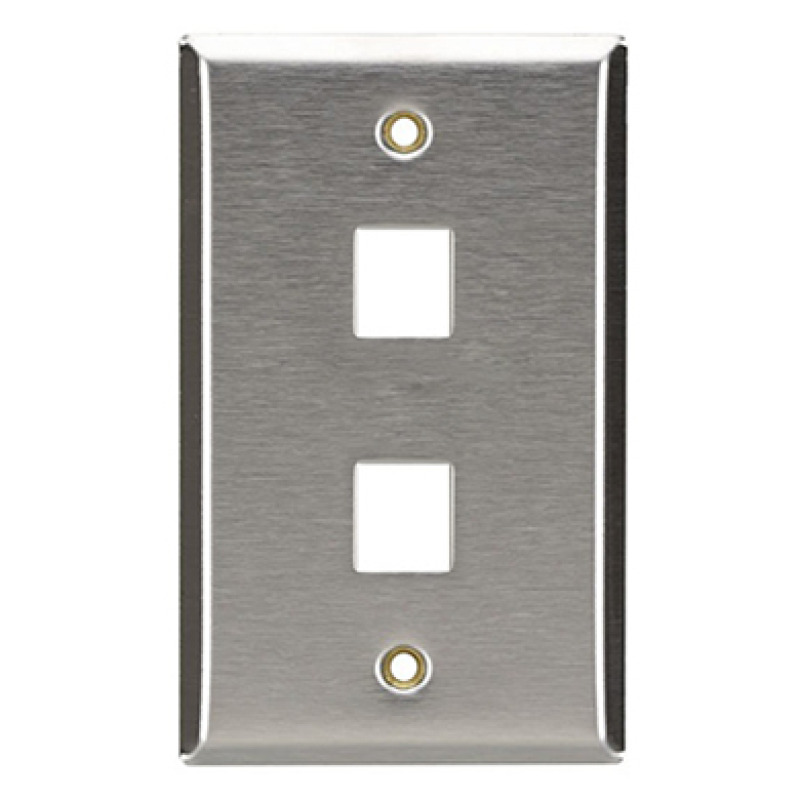 BRobotix 170902 placa de pared o cubierta de interruptor Acero inoxidable