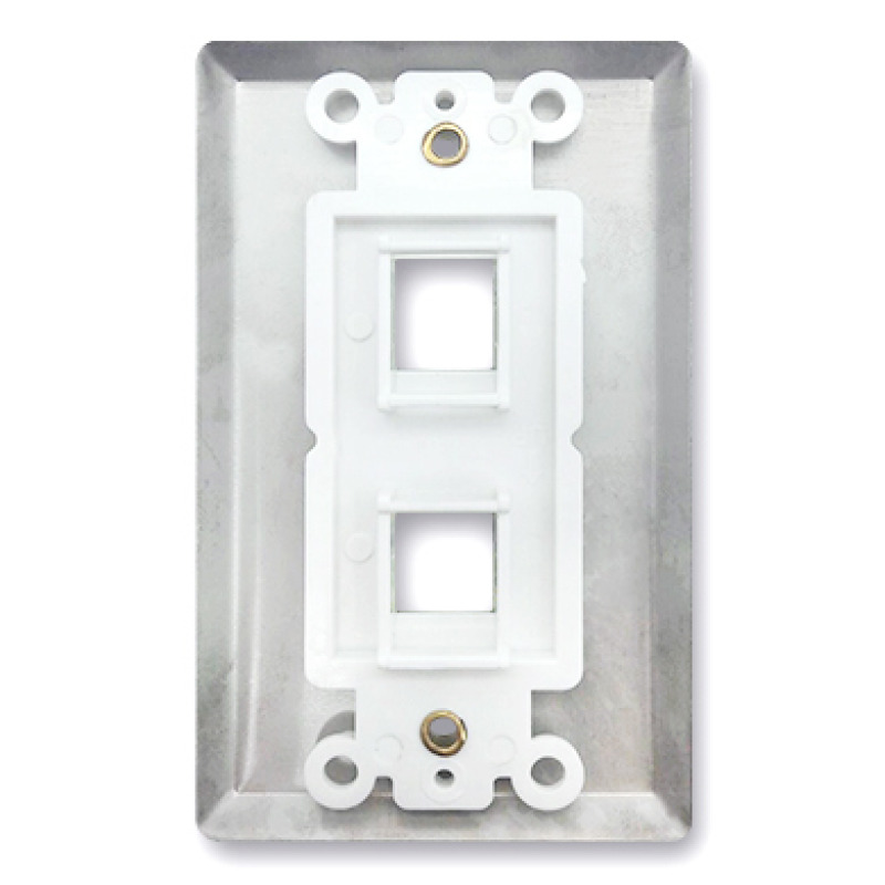 BRobotix 170902 placa de pared o cubierta de interruptor Acero inoxidable image 4