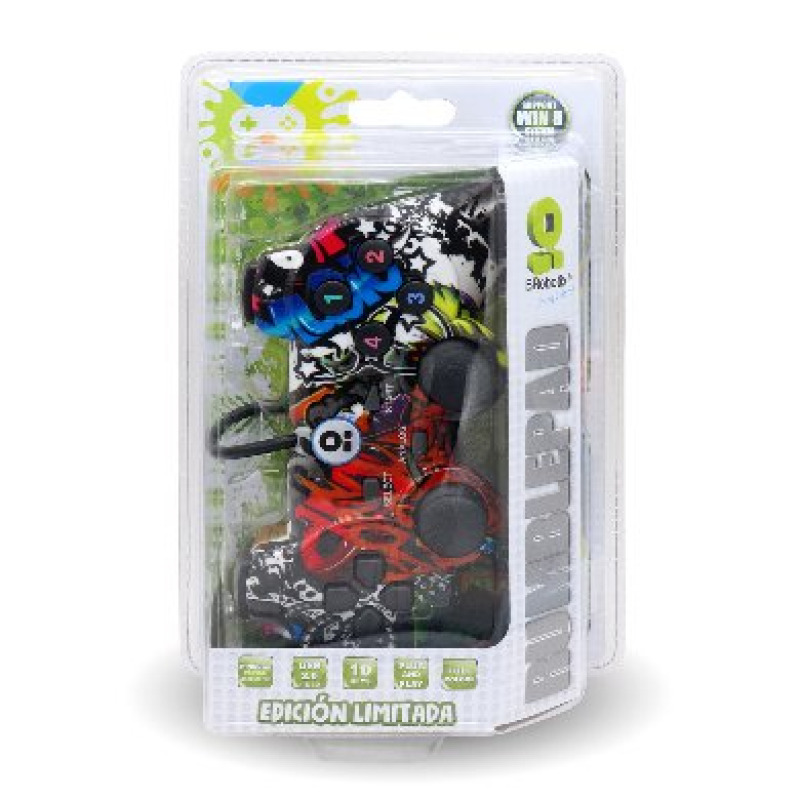 BRobotix 751899E control de juego Multicolor USB Gamepad Analógico/Digital PC, Playstation image 4