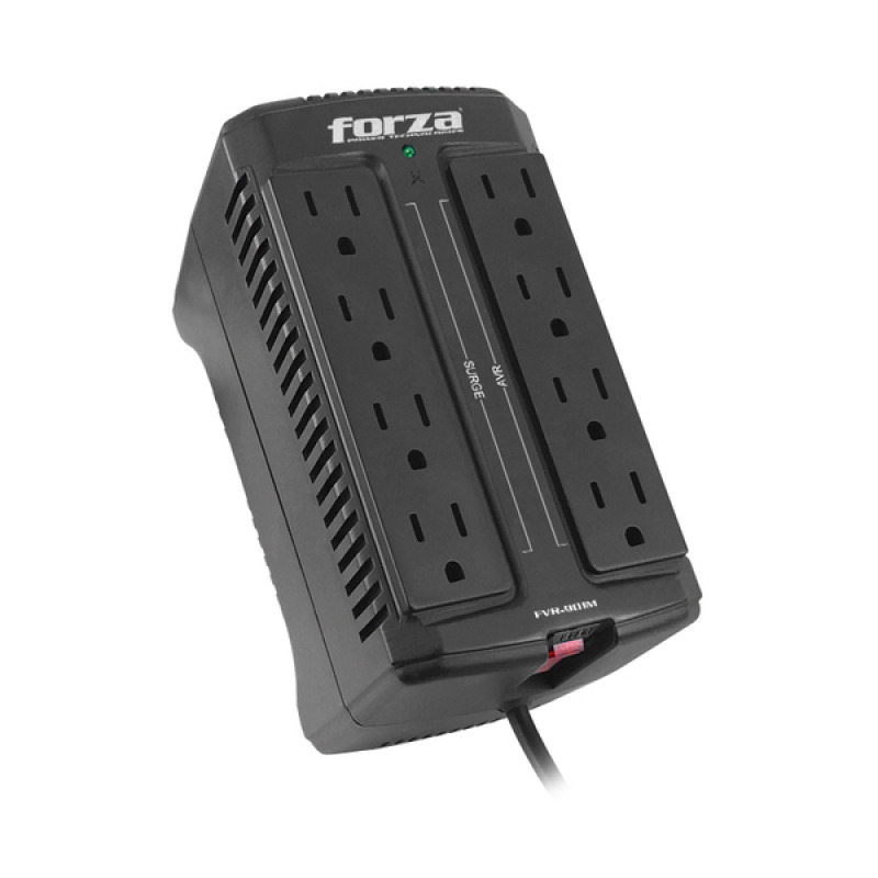 REGULADOR AUTOMATICO DE VOLTAJE FORZA FVR-901M 900VA/450W 8 SLDS MONTAJE PARED 120V. image 20