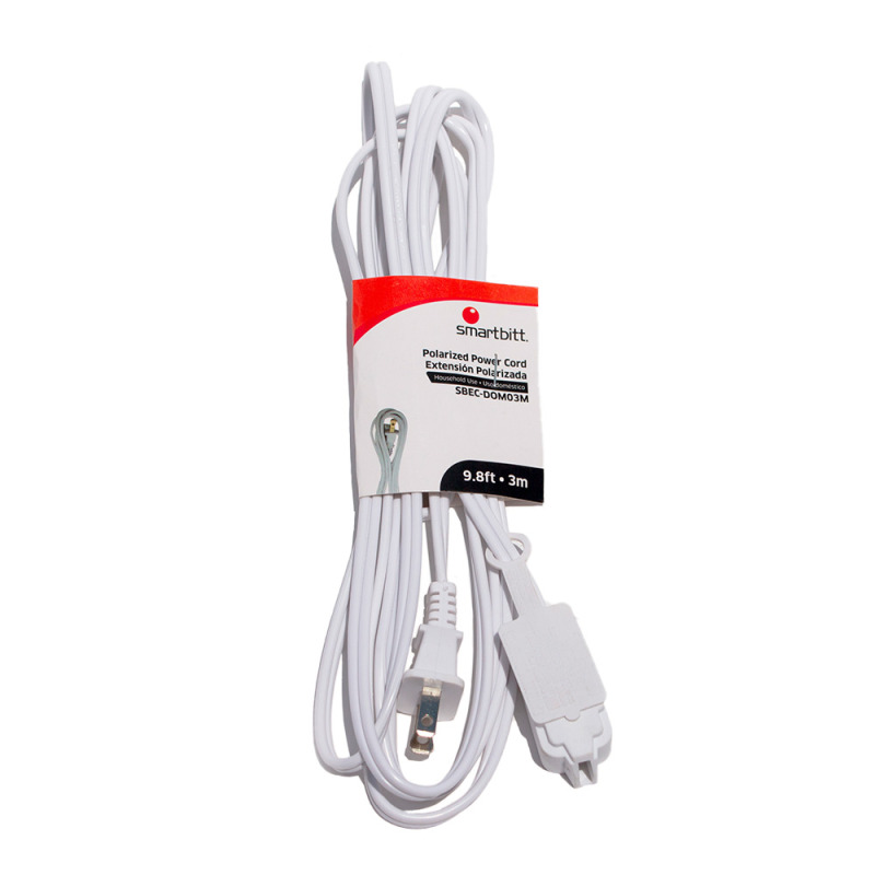 Smartbitt SBEC-DOM03M extensión de corriente 3 m 3 salidas AC Interior Blanco image 3