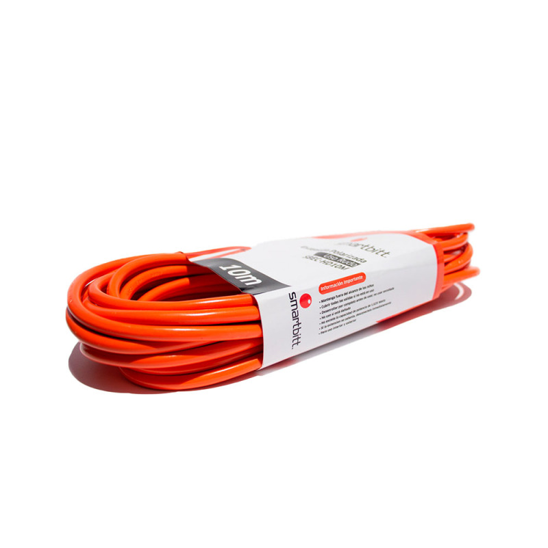 Cable de extensión de uso rudo Smartbitt SBEC-HD10M longitud 10 metros con 3 tomas polarizadas 125 VCA - 60 Hz calibre 16 AWG 13A image 4