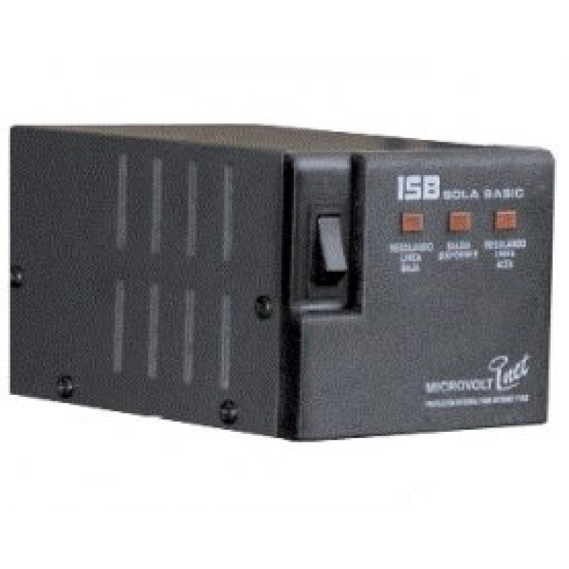 REGULADOR SOLA BASIC ISB MICROVOLT 2000VA / 1800 WATTS C/PROT/LINEA 4 CONT