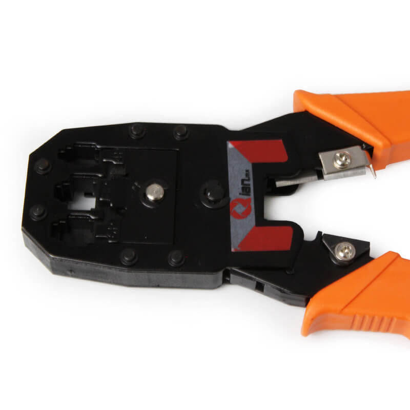 Qian QAP-37401 ponchadora Herramienta para prensar Negro, Naranja
