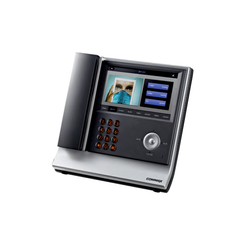 COMMAX JNS70MN - Unidad de intercomunicación por voz para unidad de enfermería, cuenta con identificación de habitación y numero de cama, interconexión con JNSPSM a 4 hilos