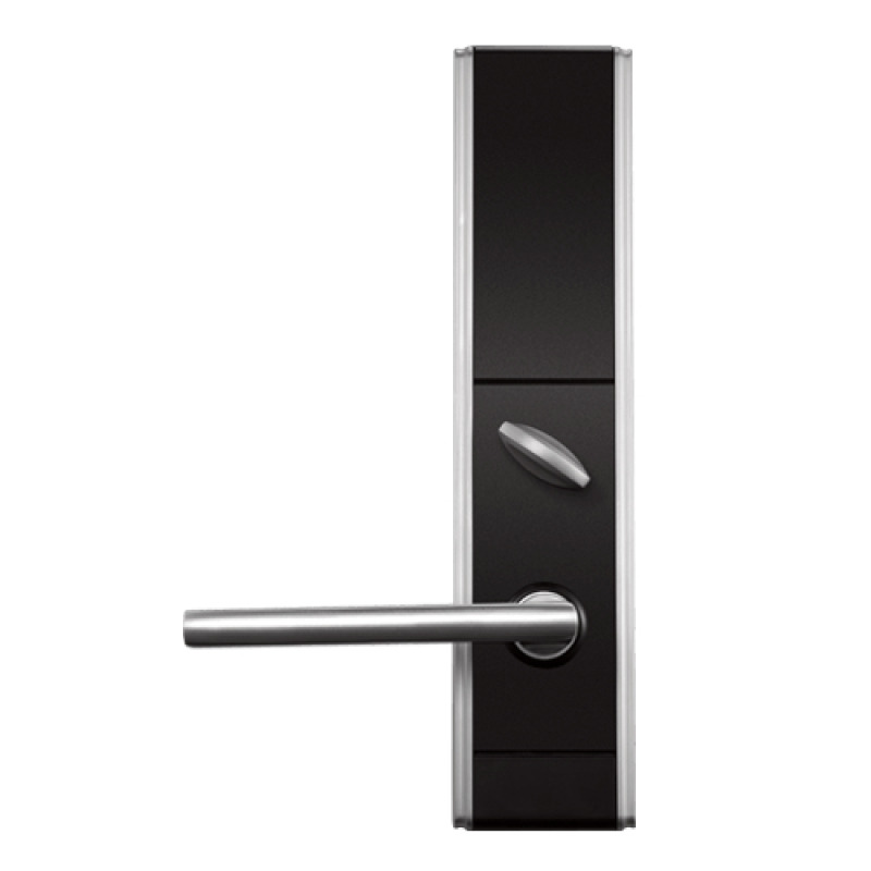 ZKTECO LH6800R- Cerradura derecha para hotel / MIFARE 13.56 Mhz / 35 a 45 mm grosor de puerta / Aleación de Zinc / 224 eventos 