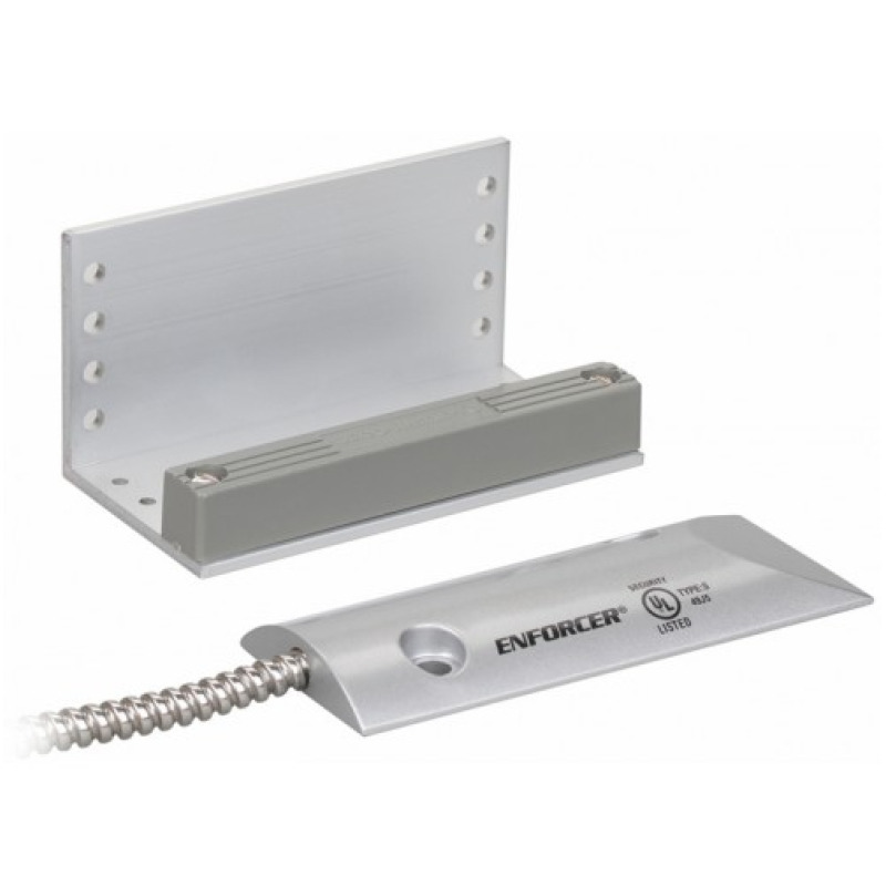 Seco-Larm SM226L3Q - Contacto Magnético metálico para cortina con bucle  N.A. y N.C. (overhead) Compatible paneles DSC / RISCO / BOSCH 