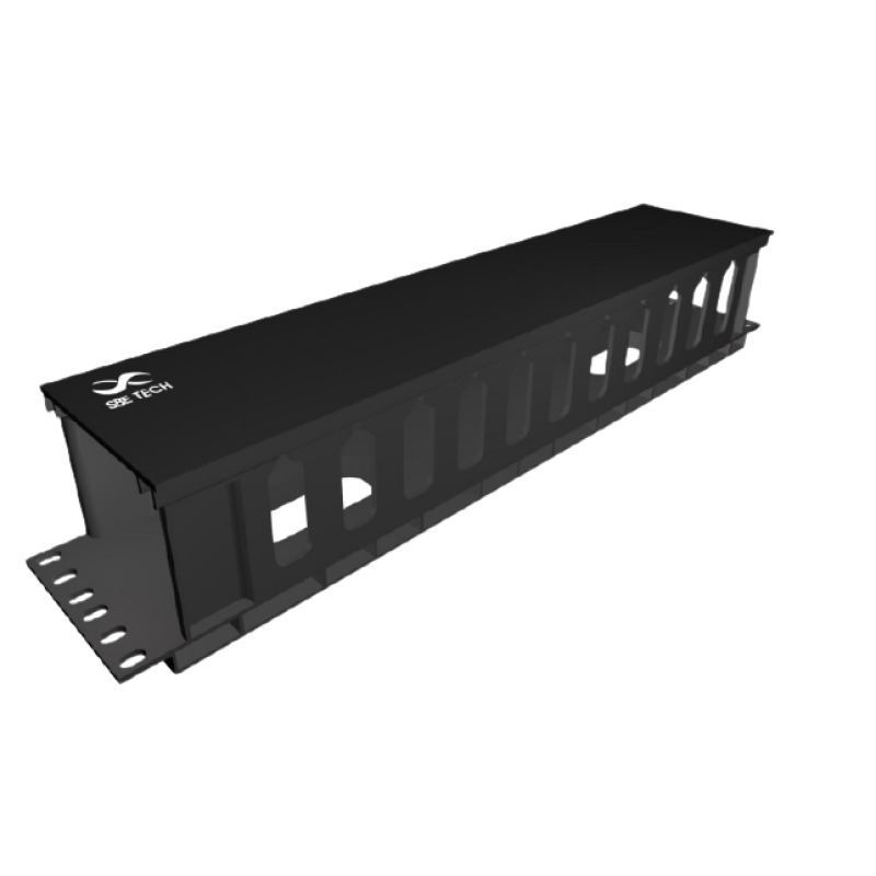 SBETECH SBE-OH2UR - Organizador de cable horizontal 2UR 