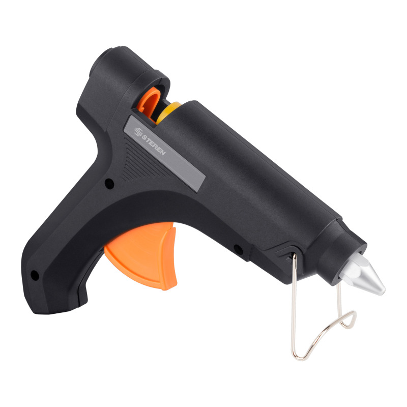 Steren HER-245 pistola de pegamento caliente y bolígrafo Negro