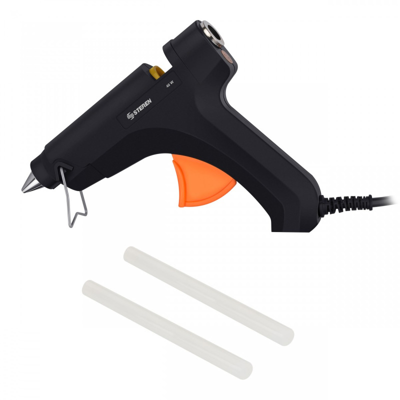 Steren HER-245 pistola de pegamento caliente y bolígrafo Negro image 4