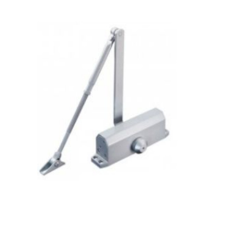 Axceze AX-DOORC80 muelle para puertas Universal Cierre de puerta oculto en la parte superior Zurdo Blanco