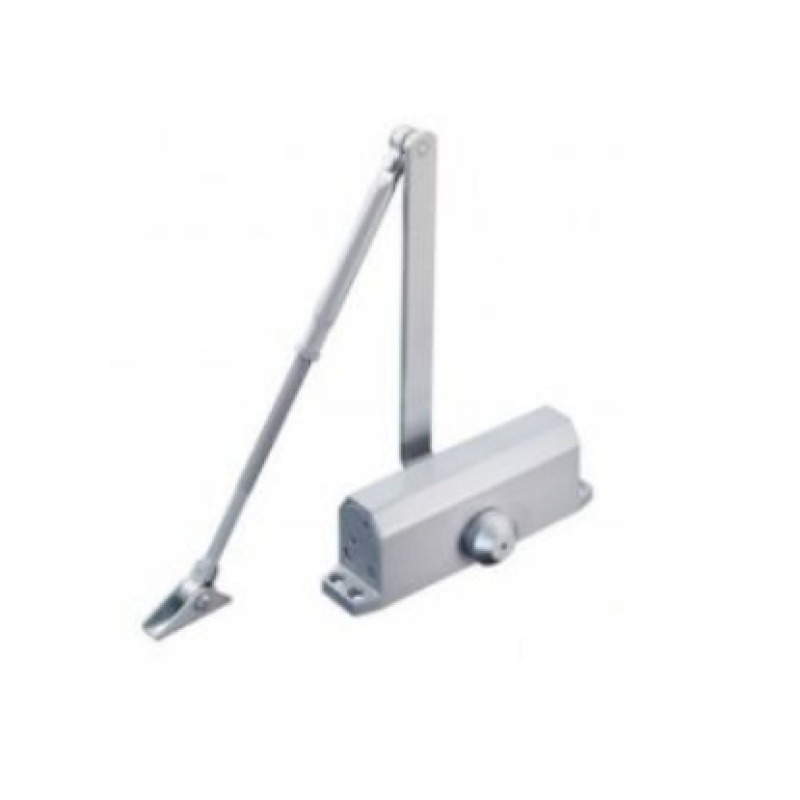 Axceze AX-DOORC120 muelle para puertas Universal Cierre de puerta oculto en la parte superior Zurdo Blanco