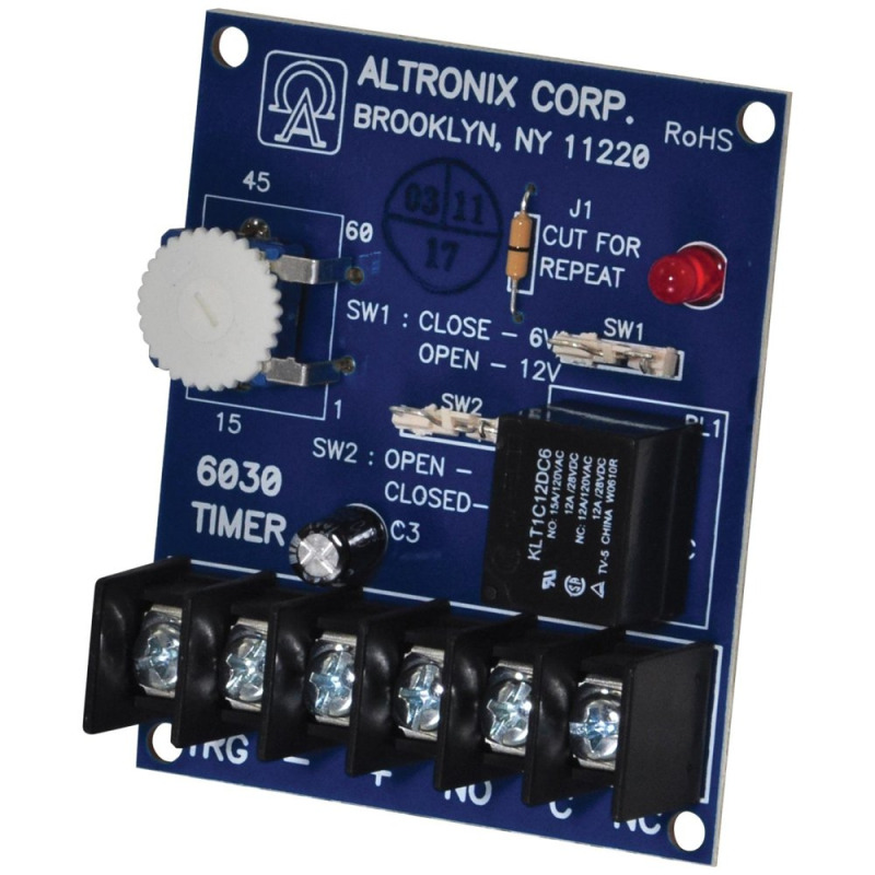 Altronix 6062 temporizador eléctrico Azul