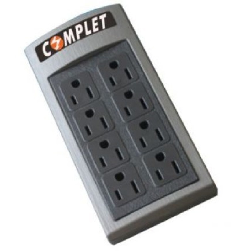 SUPRESOR DE PICOS COMPLET BRC-1-002 PROTECCION 504 JOULE 8 CONTACTOS 60 MESES DE GARANTIA