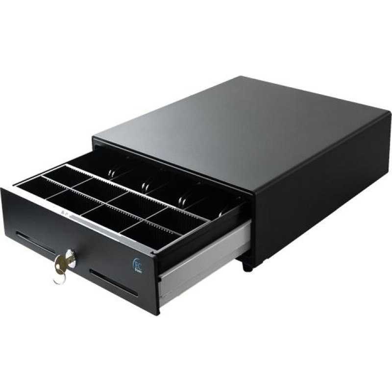 CAJON DE DINERO EC LINE  EC-G5100-II 4 BILLETES 8 MONEDAS CABLE RJ11-VOLTAJE REQUERIDO 24V