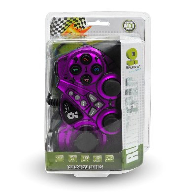 BRobotix 751899M control de juego Púrpura USB 2.0 Gamepad PC, Playstation 3 image 5