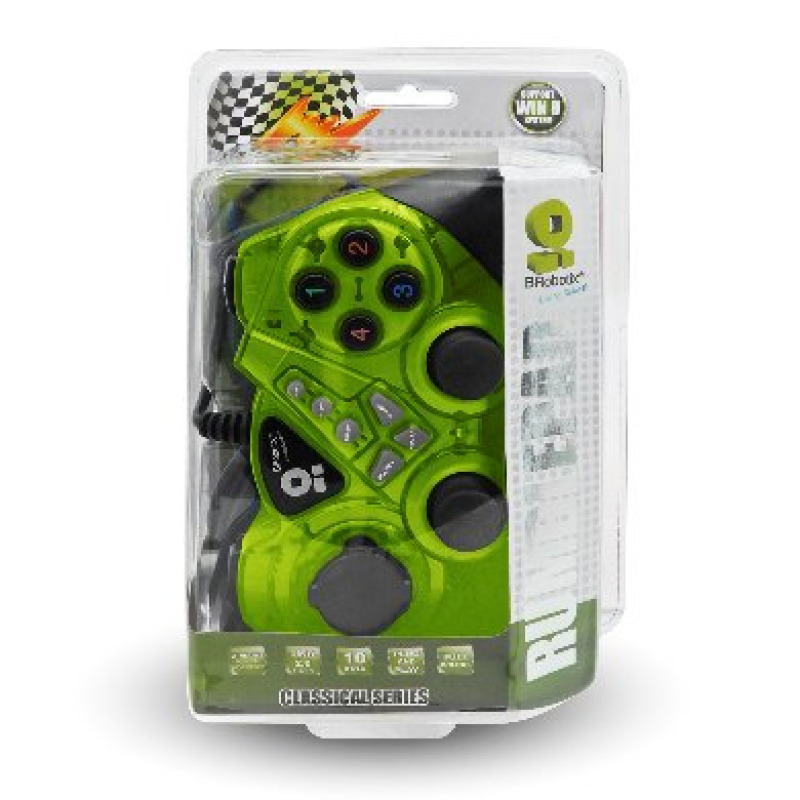 BRobotix 751899V control de juego Verde USB 2.0 Gamepad PC, Playstation 3 image 5
