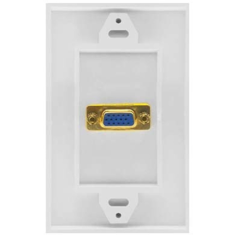 BRobotix 045687 tomacorriente VGA Blanco image 4