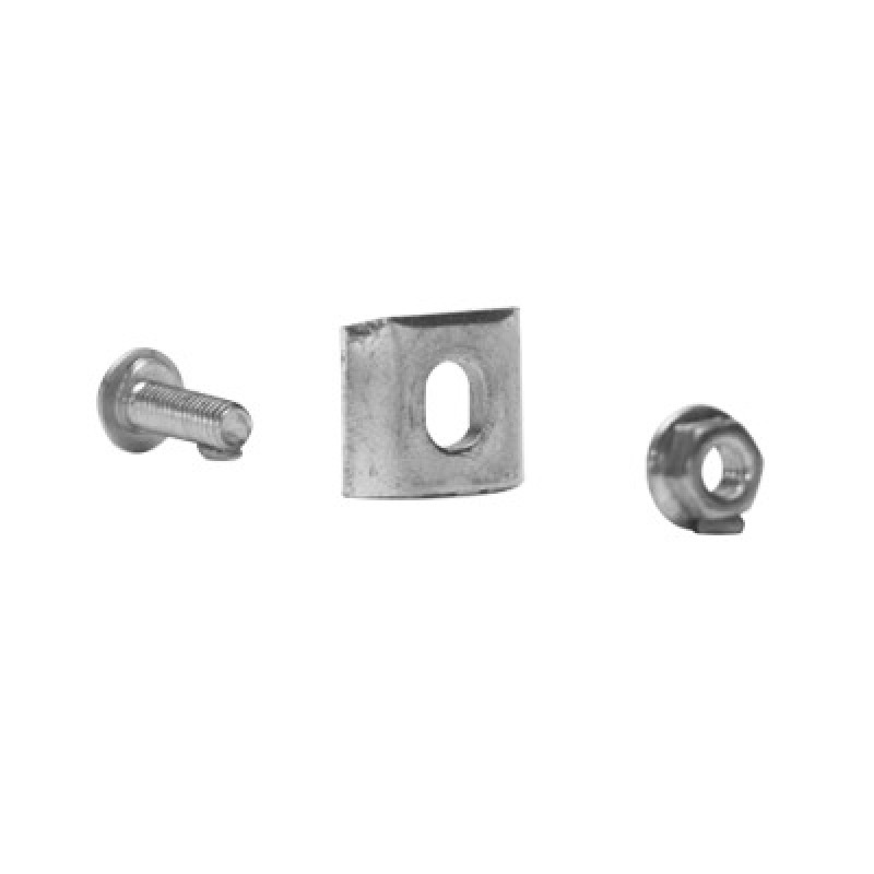 Kit 3 para unir tramos de charolas con acabado Electro Zinc